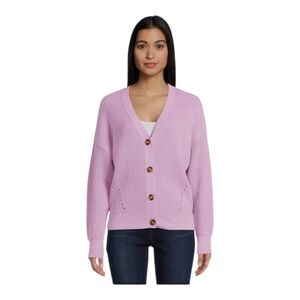 Time and Tru Pink Multi Boyfriend Cardigan Size Xxl